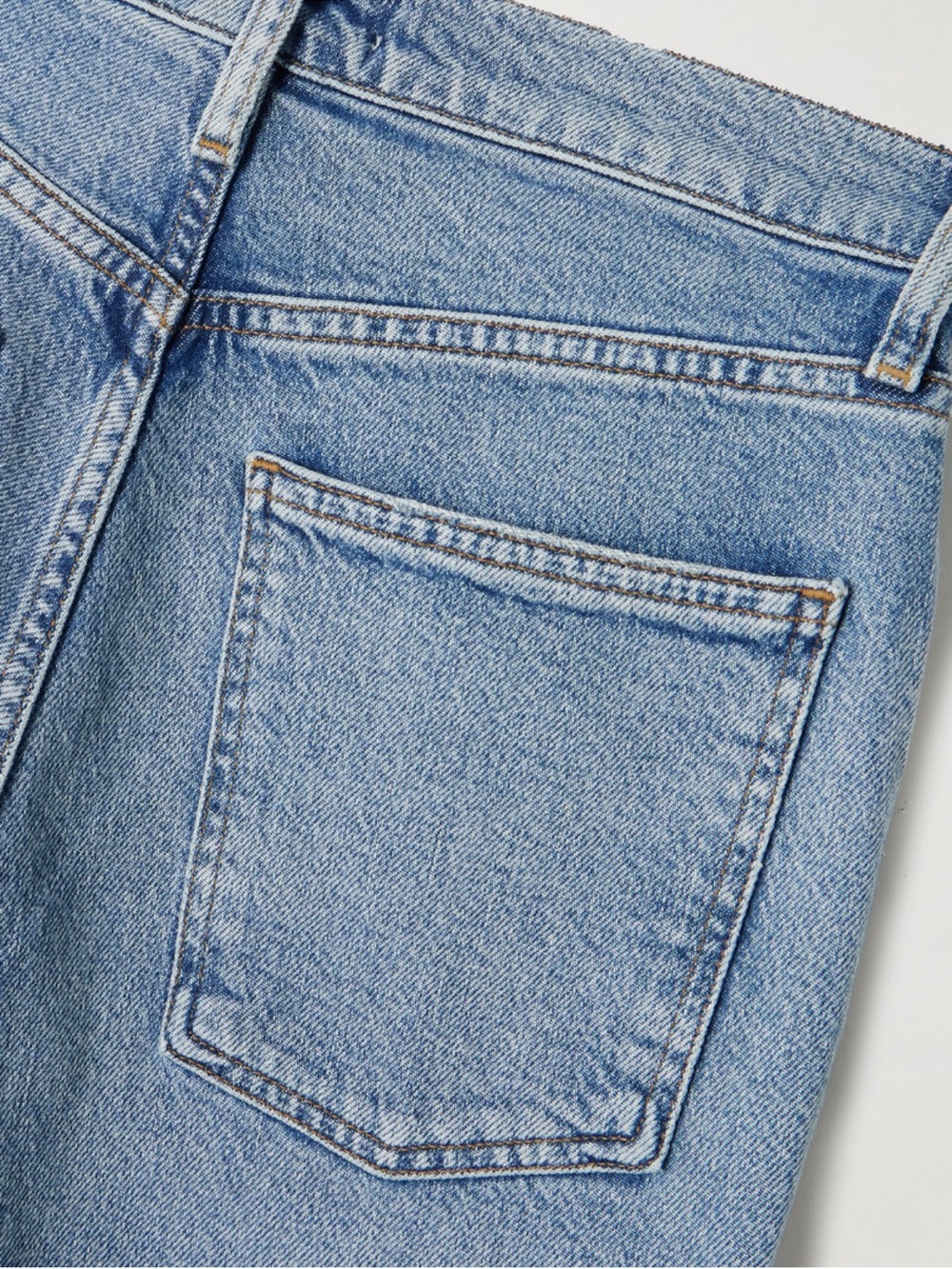 AGOLDE High-Rise Straight-Leg Jeans in Light Blue Wash - Picture 4 of 7